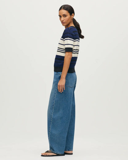J695 ST ECRU NAVY