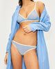 Asleigh blue/ yellow flan