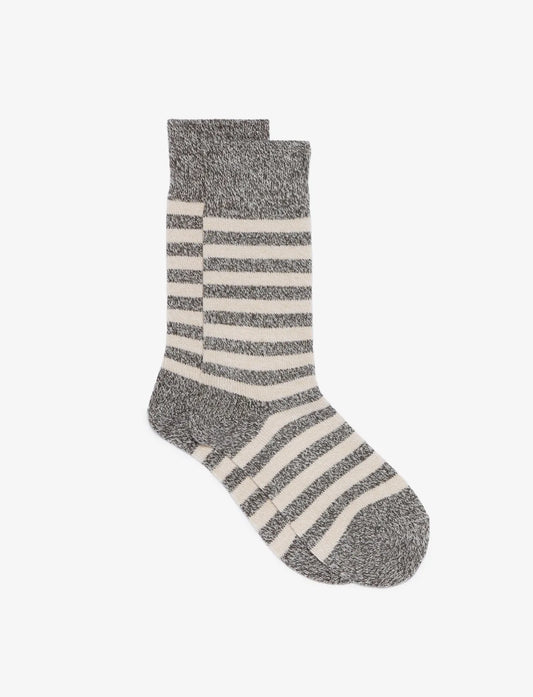 Flecked grey stripes