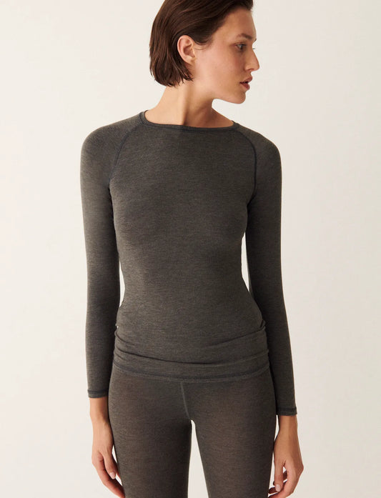 Dark heather gray