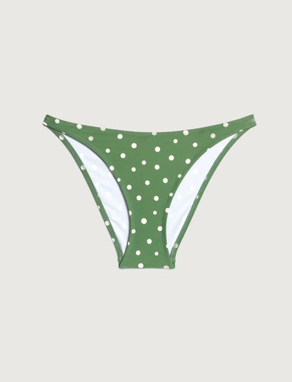 mini dots dark ivy