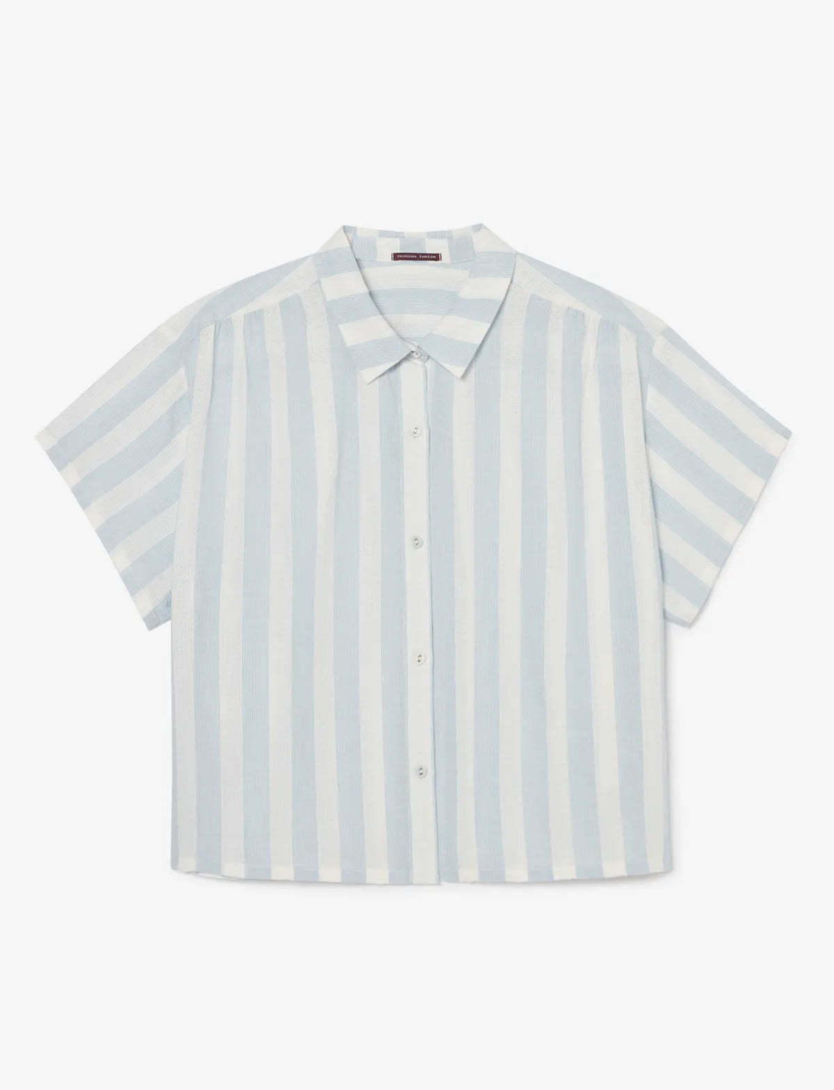 White Blue Stripe